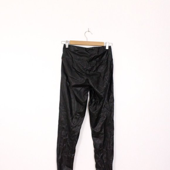 *Forever 21 Black Leather Skinny Pant - Picture 5 of 6